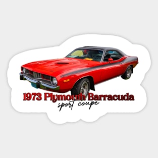 1973 Plymouth Barracuda  Sport Coupe Sticker